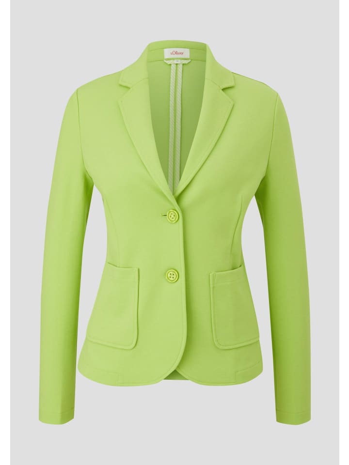 

s.Oliver Домашний пиджак цвета 7423_лаймовый