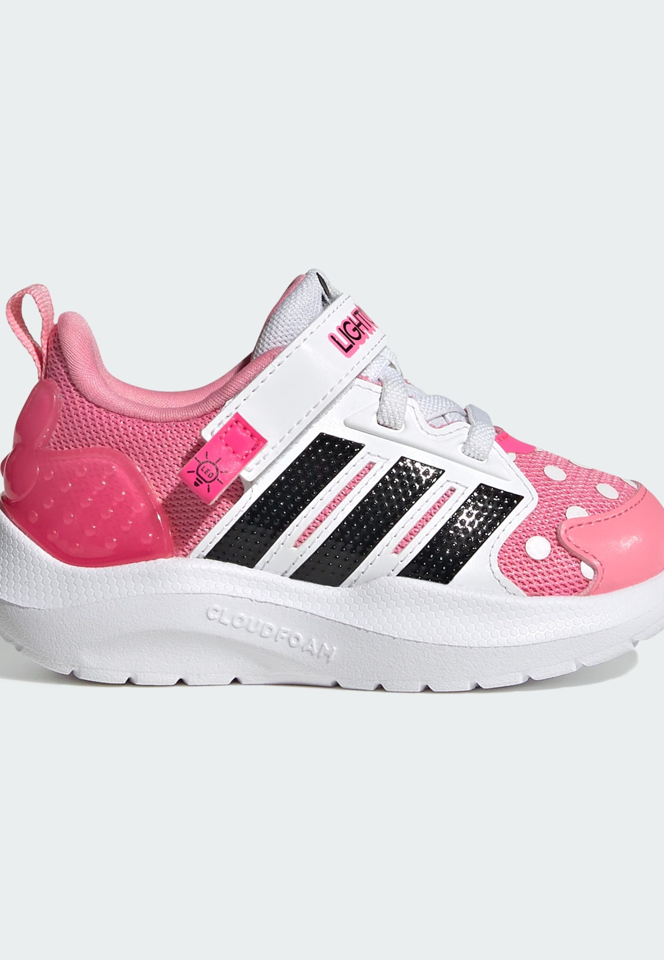 Adidas Sportswear Кроссовки 'Lightorama Minnie Mouse' в неоново-розовом и светло-розовом цвете — фото 4