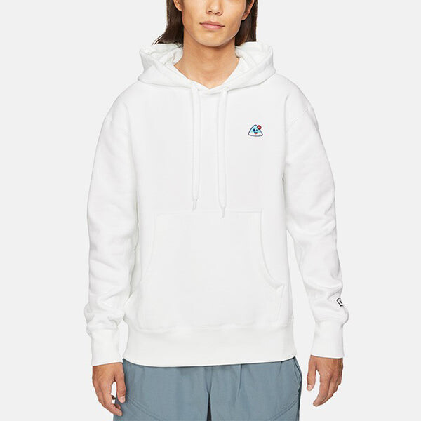 Толстовка Nike Sportswear Airmoji logo Casual Sports White, белый — фото 3