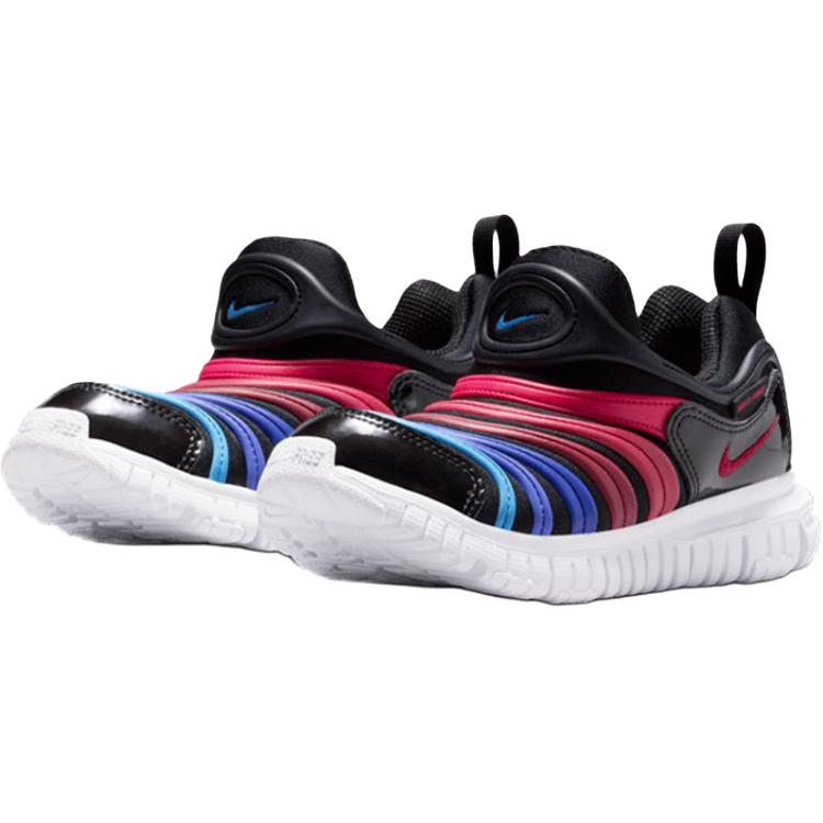Nike Динамо free устойчивые к истиранию низкие детские повседневные туфли black для детей 3-7 лет — фото 4