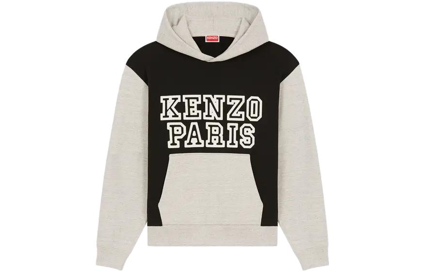 

Толстовка мужская Kenzo Colour-block, серый / черный