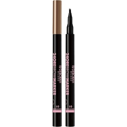 

24H Brow Marker 01 Светлый карандаш для бровей Косметический макияж, Deborah