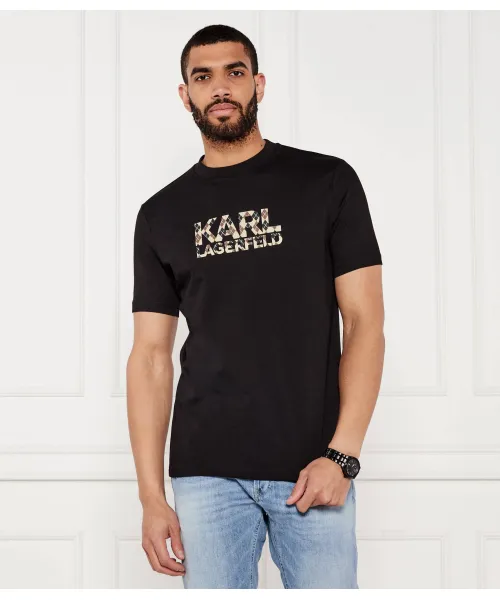 

Футболка Regular fit Karl Lagerfeld, черный