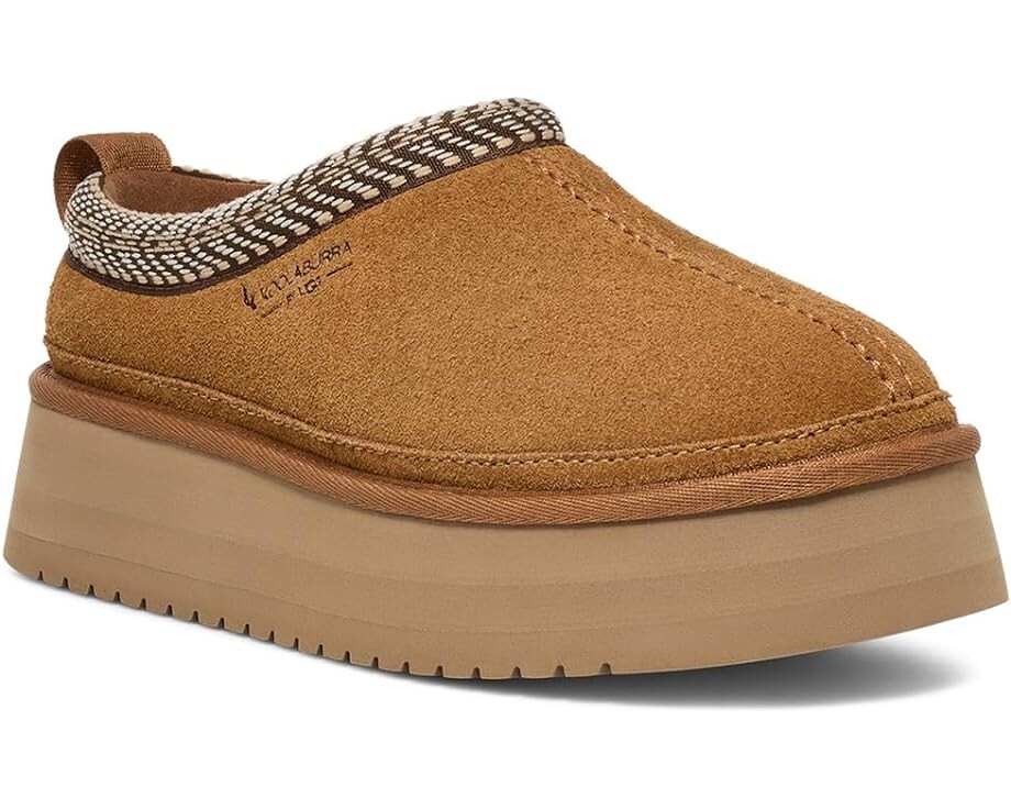 Туфли на плоской подошве Koolaburra by UGG Burree Platform, цвет Chestnut