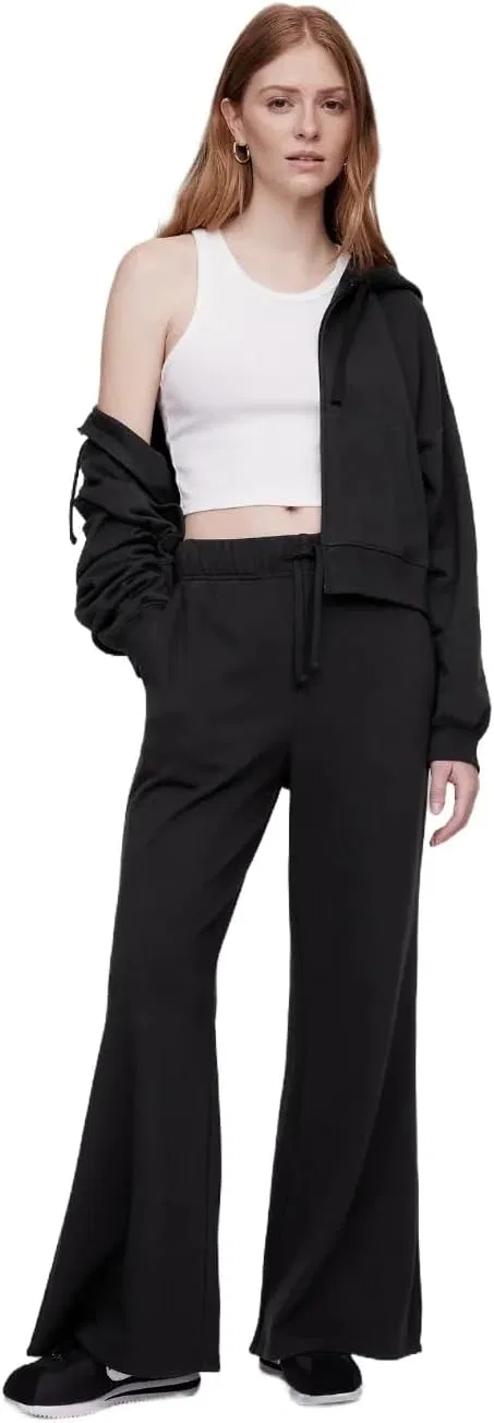 Женские широкие брюки Gap из французской махровой ткани
