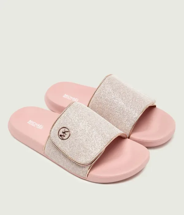 Тапочки Джетт Дарби Michael Kors Kids, розовый — фото 2