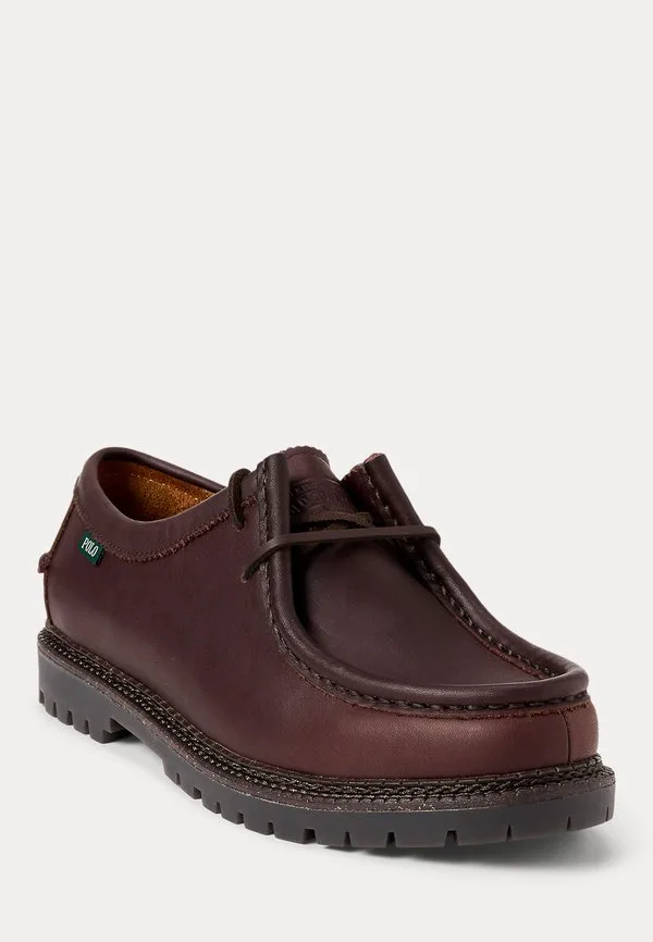 Лоферы jett с подошвой из натуральной кожи и лацканами Polo Ralph Lauren, Dark Brown — фото 2