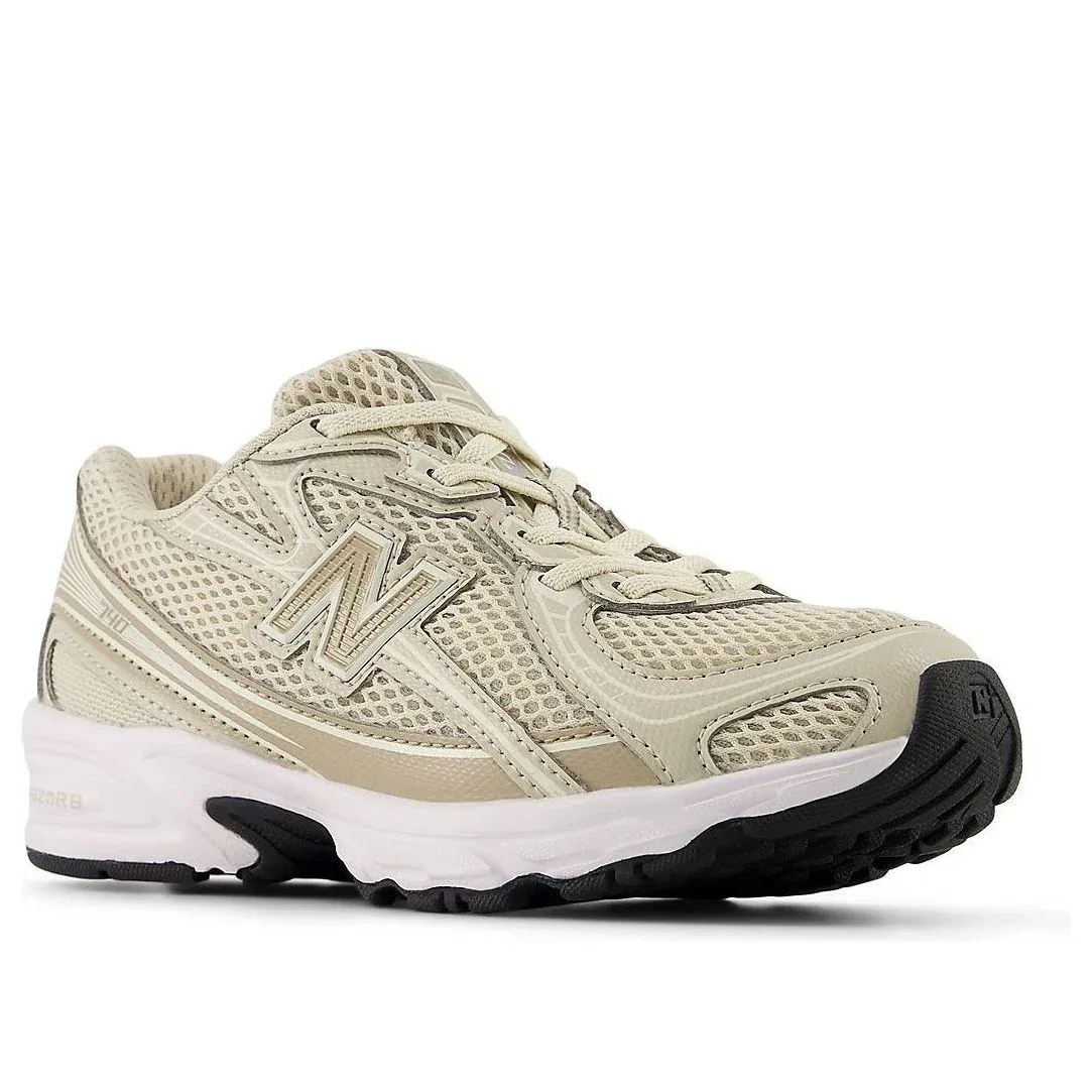 Кроссовки New Balance 740 Bungee Lace 'Grey Wolf Lime' P7409KQ, цвет tan — фото 4