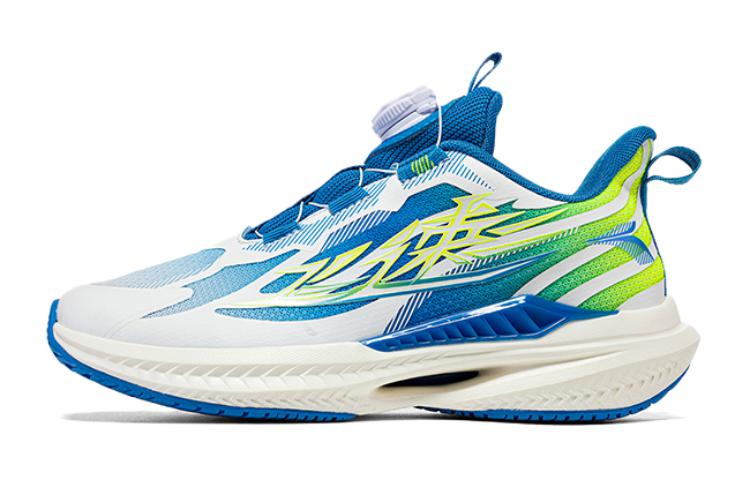 

361°KIDS Непромокаемые низкие детские кроссовки для бега white blue green для подростков