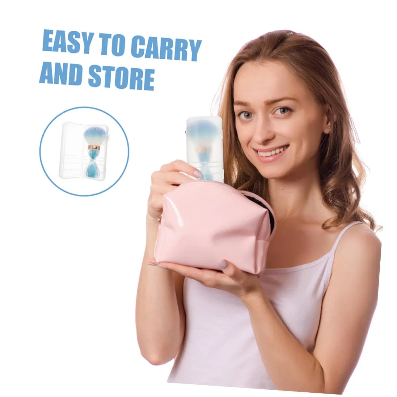 Набор из 2 щеток для маникюра и макияжа Ipetboom Ipetboom, Sky Blue — фото 3