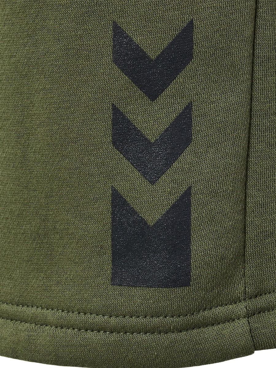 Обычные спортивные штаны Hummel Active, темно-зеленый — фото 4