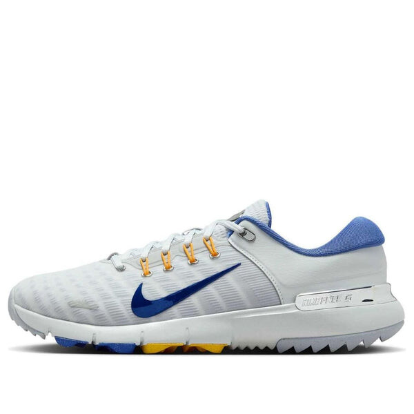 

Кроссовки free golf extra wide 'pure platinum university gold' Nike, мультиколор