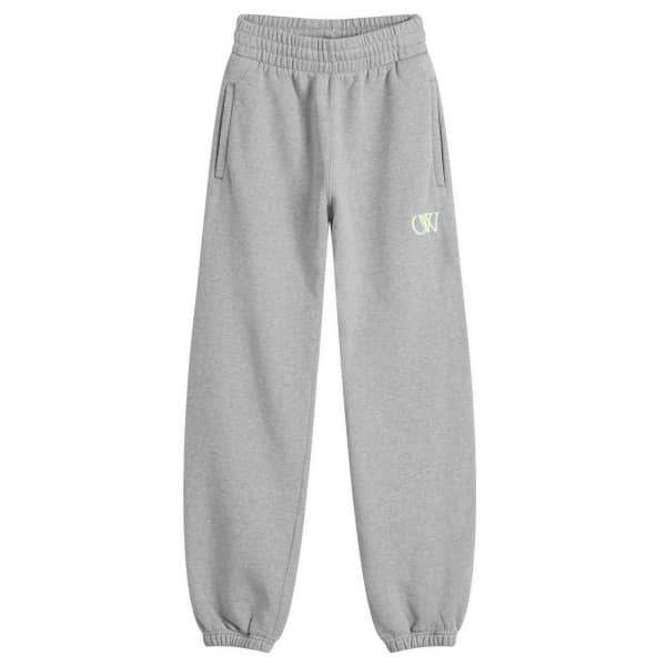 

Вышитые спортивные штаны. Off-White, серый