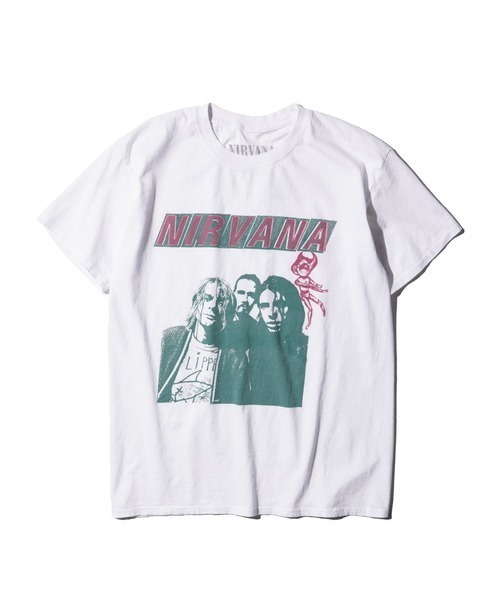 

Футболка с принтом «Нирвана», бренд NIRVANA, белый