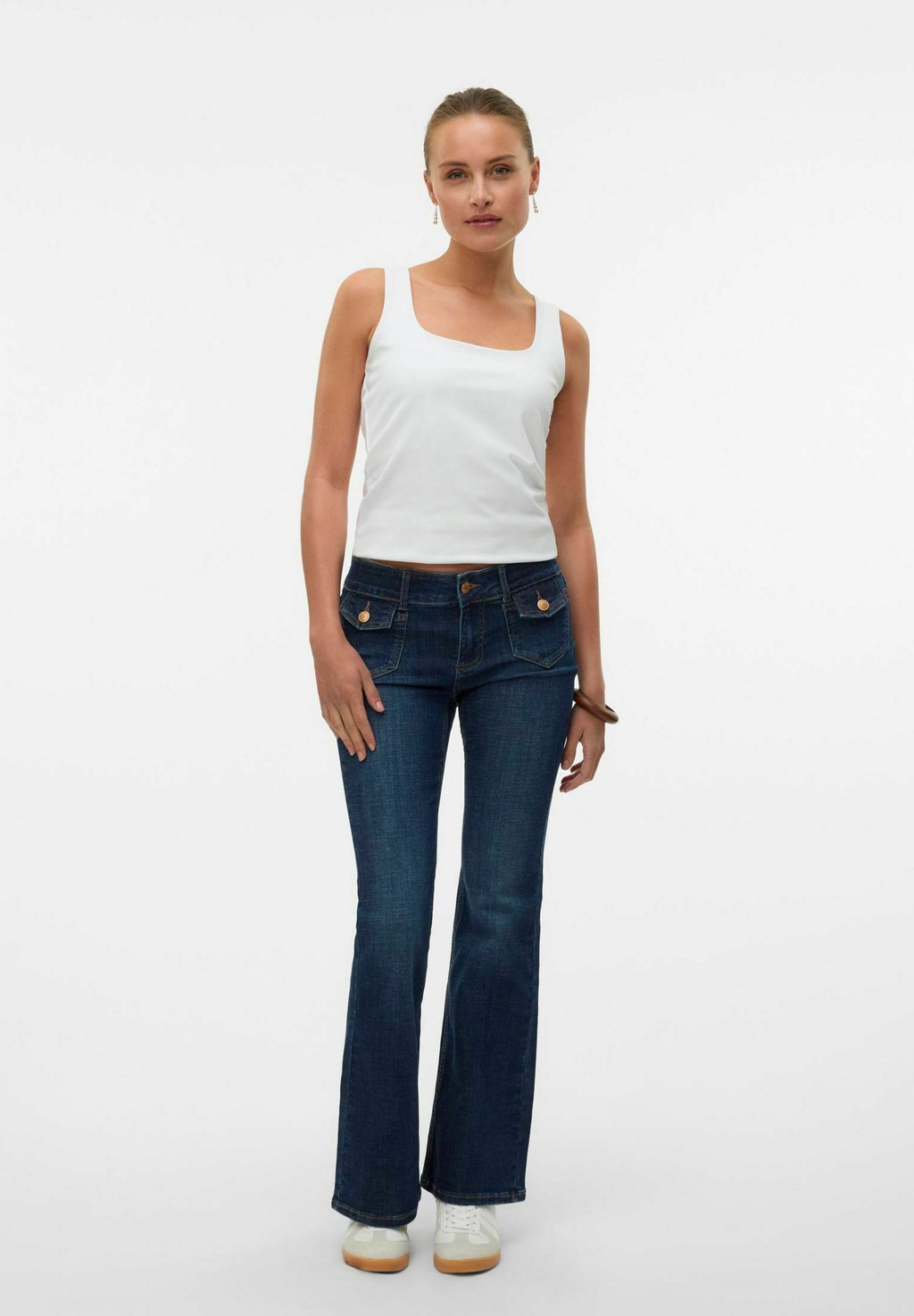 

Расклешенные джинсы TAILLE Vero Moda, цвет Dark Blue Denim