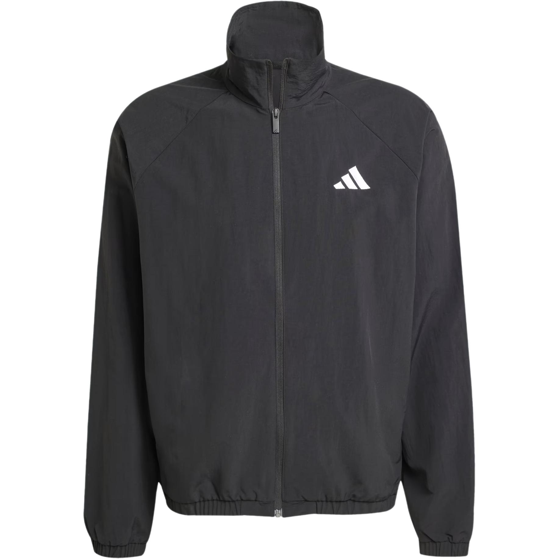

Adidas Незаменимая куртка мужская черно-белая, Black/White