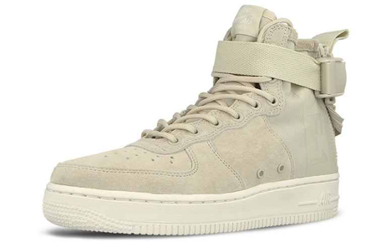 Кроссовки (WMNS) Nike SF Air Force 1 Mid 'Fossil', белый — фото 3