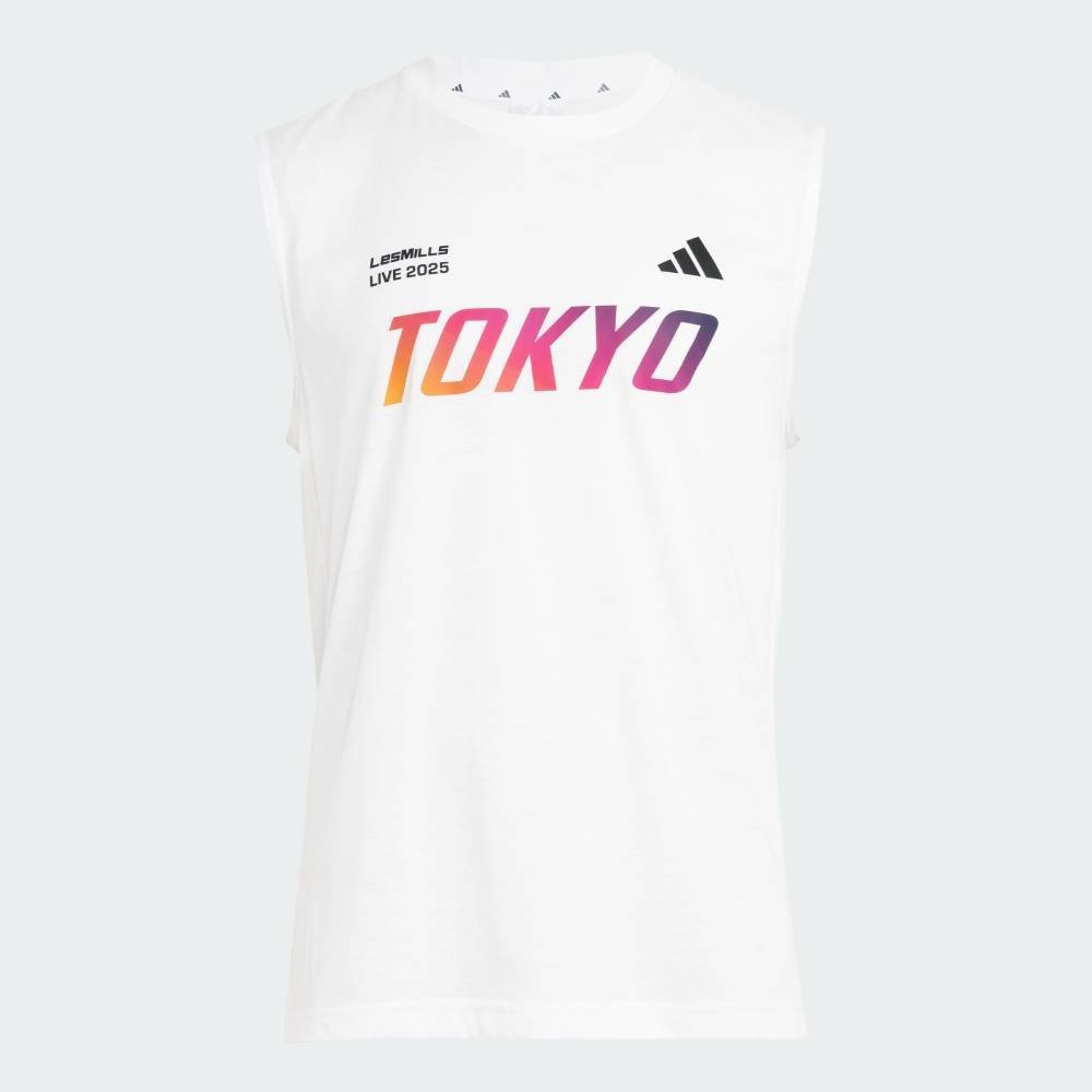 Майка LES MILLS LIVE TOKYO Event Adidas, white