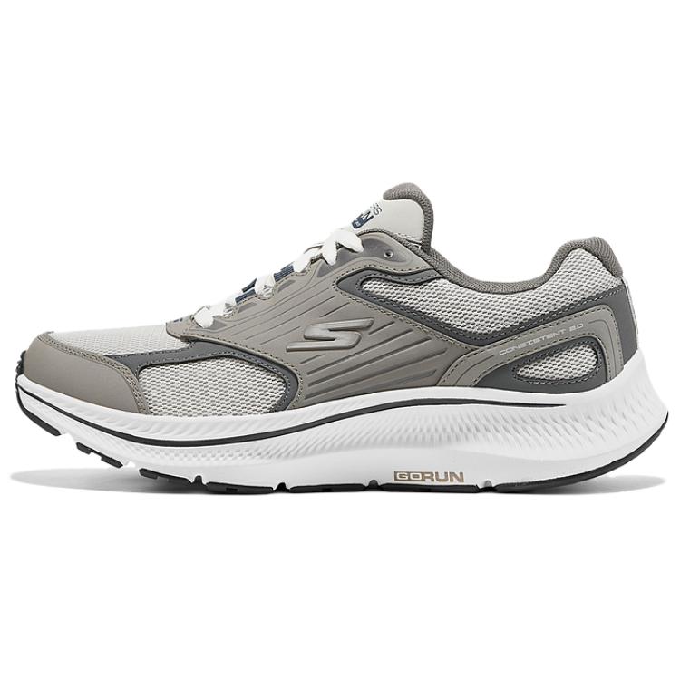 

Мужские беговые кроссовки Go Run Consistent 2.0 с амортизацией, устойчивостью к истиранию, воздухопроницаемостью, поддержкой и отскоком Skechers, серый