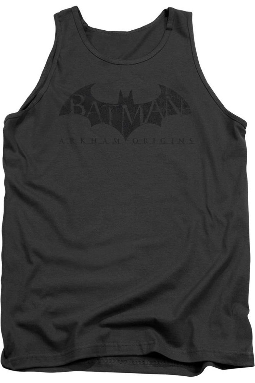

Майка для взрослых Batman Arkham Origins Crackle Logo Gildan, цвет charcoal