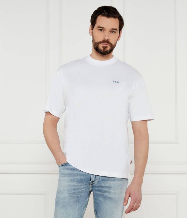 

Футболка te_numbers Loose fit Boss Orange, белый