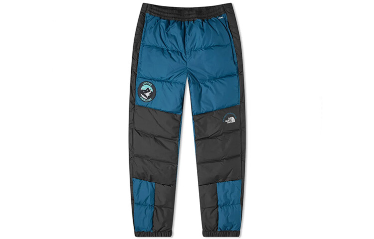 

Пуховые штаны/хлопковые штаны мужские синие The North Face, синий
