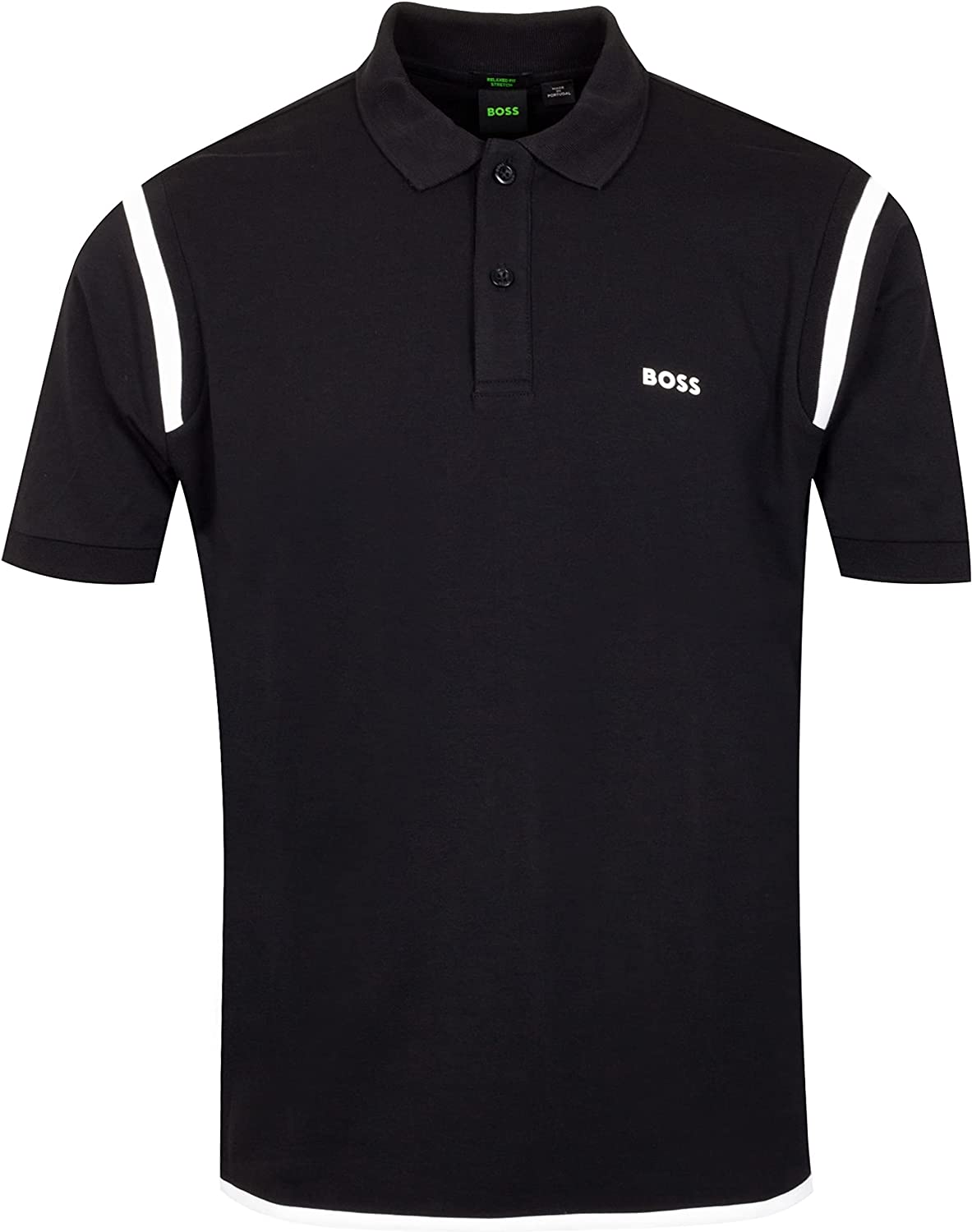 

Мужское поло Hugo Boss Pirax 1 с коротким рукавом, черное