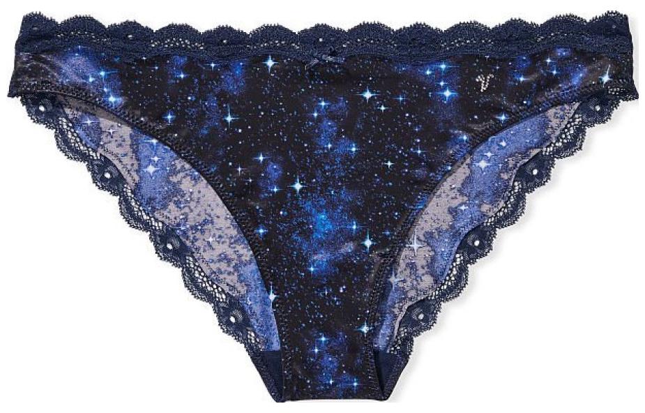 

Женские трусы Victoria's Secret, цвет Black starry sky print