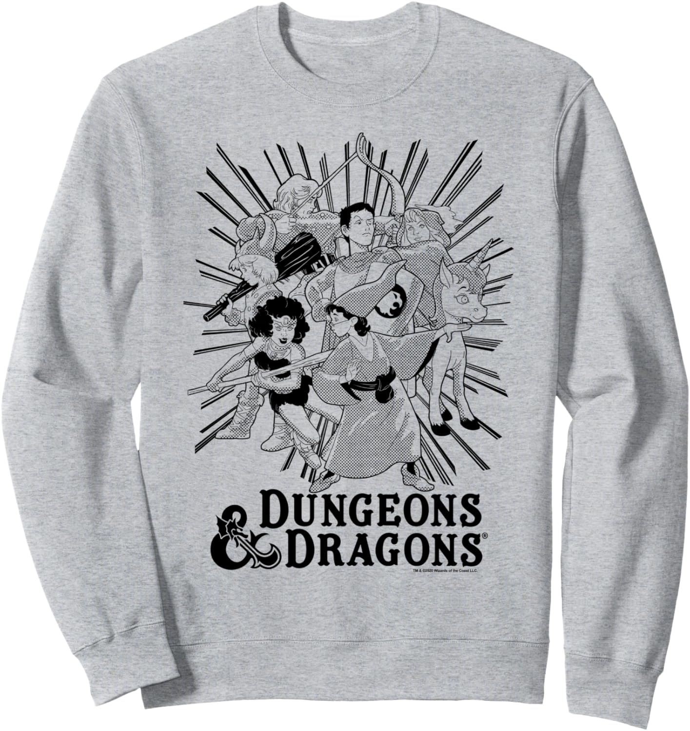 

Групповое фото по Dungeons & Dragons. Толстовка в темных тонах, серая, Серый, Групповое фото по Dungeons & Dragons. Толстовка в темных тонах, серая