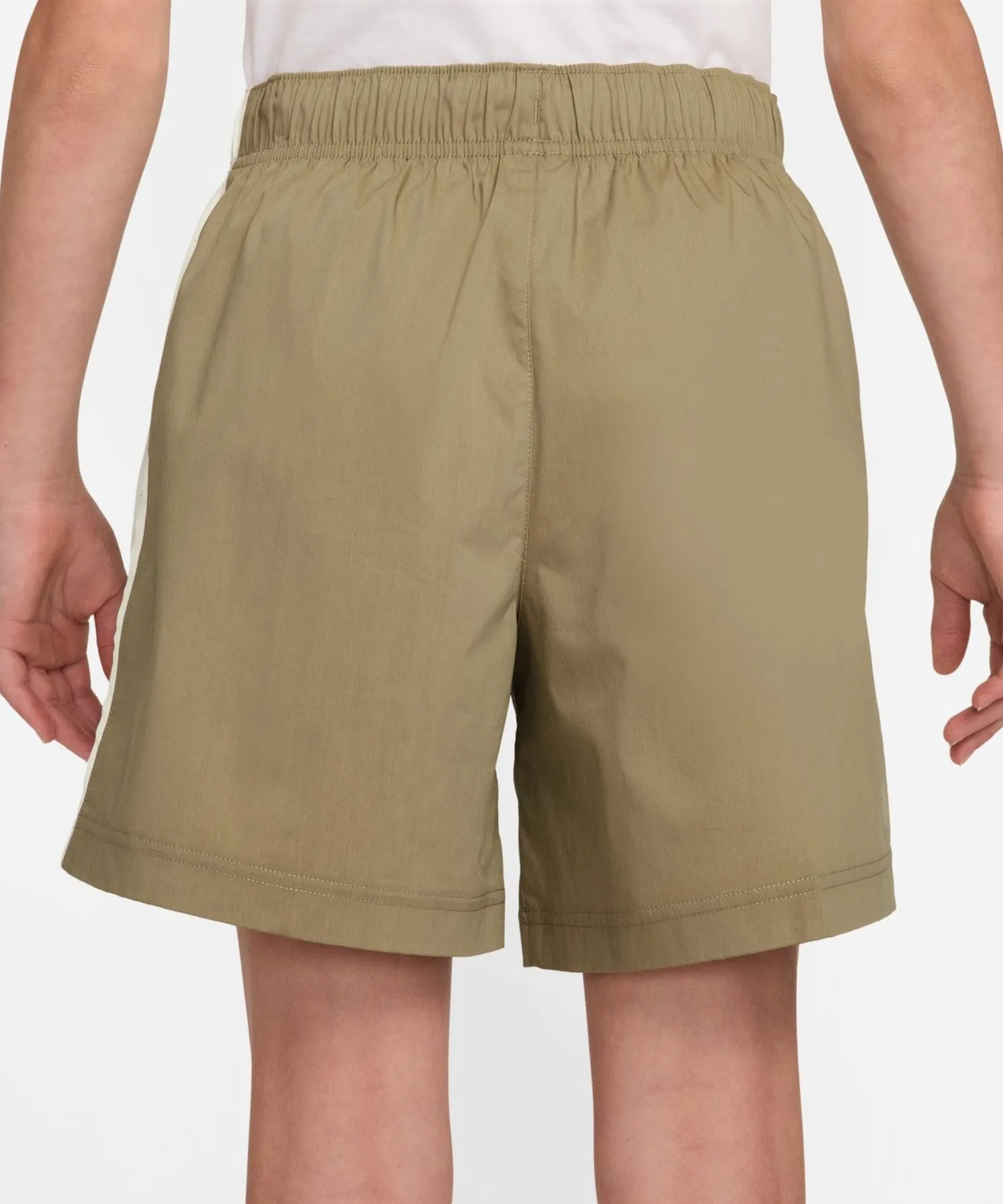 Детские шорты NIKE YTH NSW CLN из хлопка бежевые — фото 4