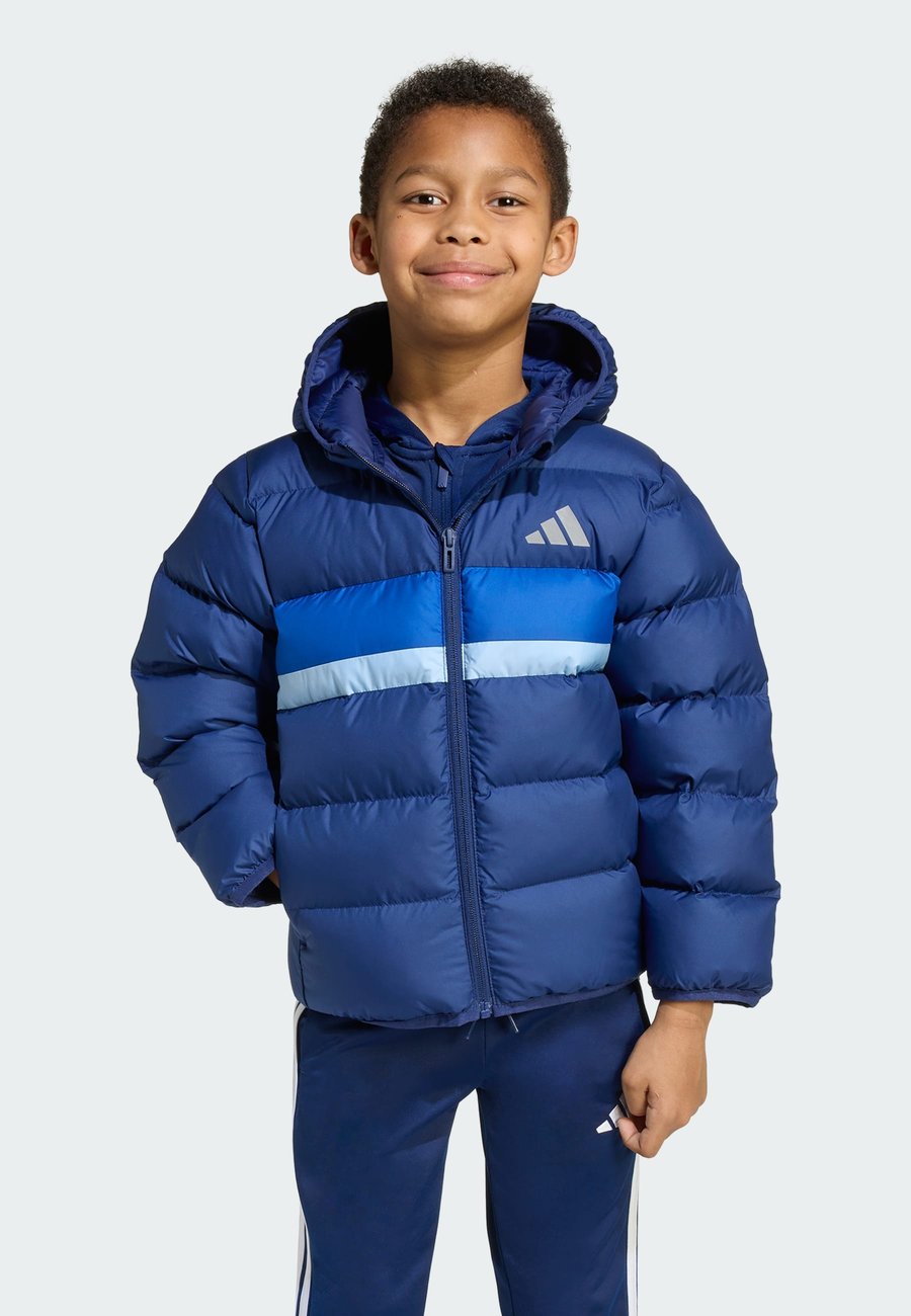 Зимняя куртка Adidas Performance Winter jacket, Dark Blue Team Royal Blue Glow Blue/Blue — фото 3