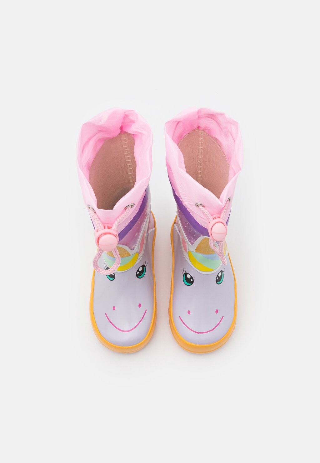 Сапоги резиновые Einhorn Playshoes, цвет rosa — фото 4