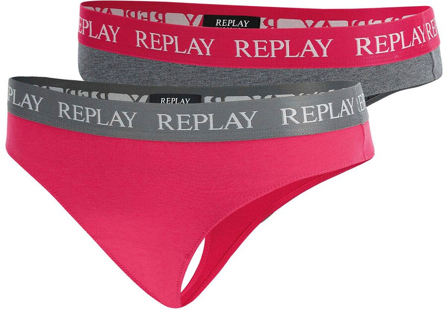 

Стринги REPLAY, серый