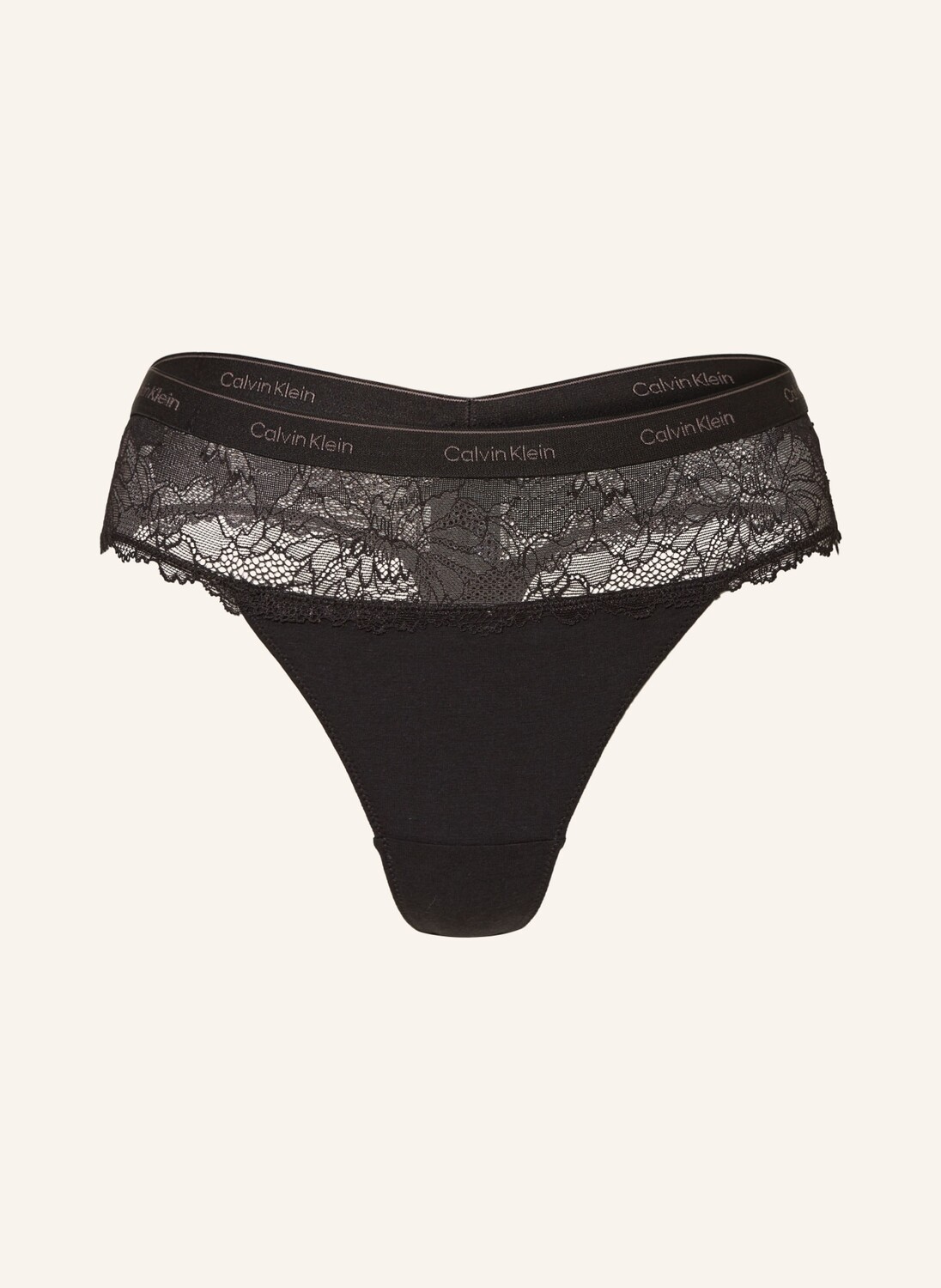 

Трусы современное кружево Calvin Klein, черный