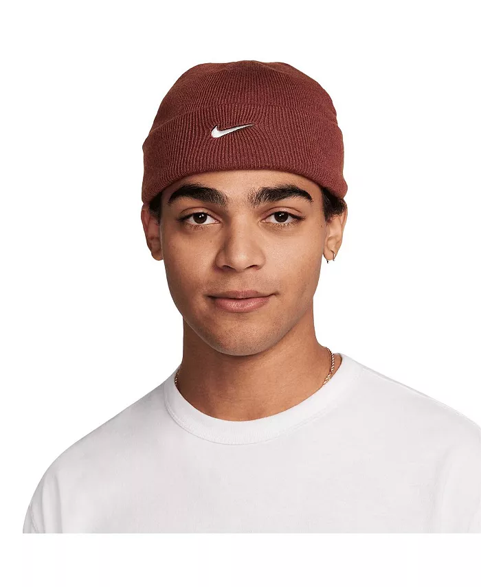 

Мужская вязаная шапка с манжетой Burgundy Swoosh Terra Nike