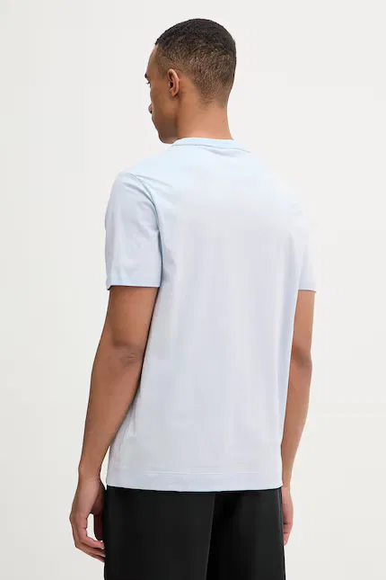 Футболка Calvin Klein хлопковая мужская, фиолетовый — фото 3
