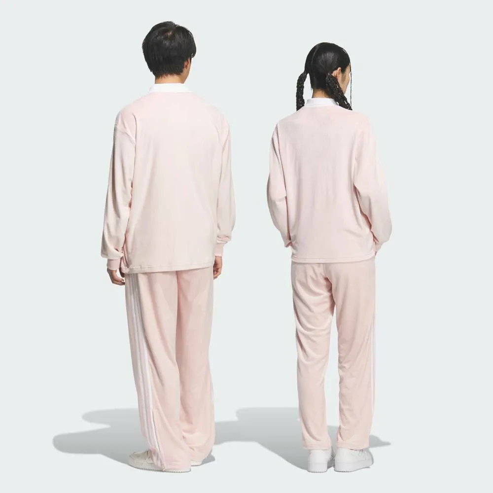 Спортивные брюки Adidas FB TP из велюра, цвет Pink — фото 2