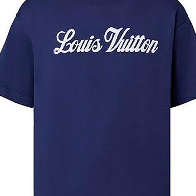 Футболка мужская Louis Vuitton Graphic, синий — фото 4