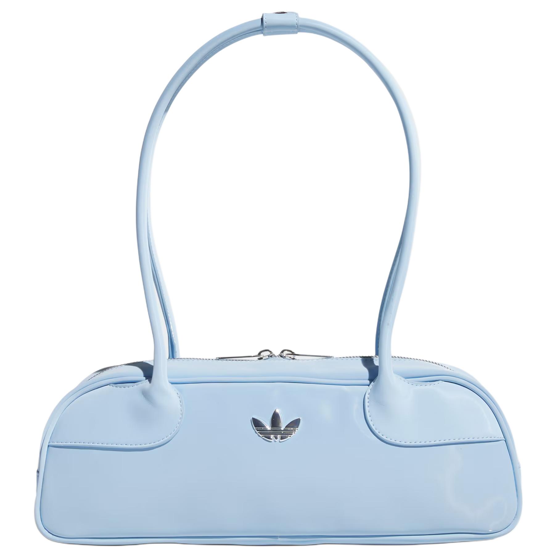 

Adidas Originals Матовый бархатный полиуретановый сумка-багет, Blue