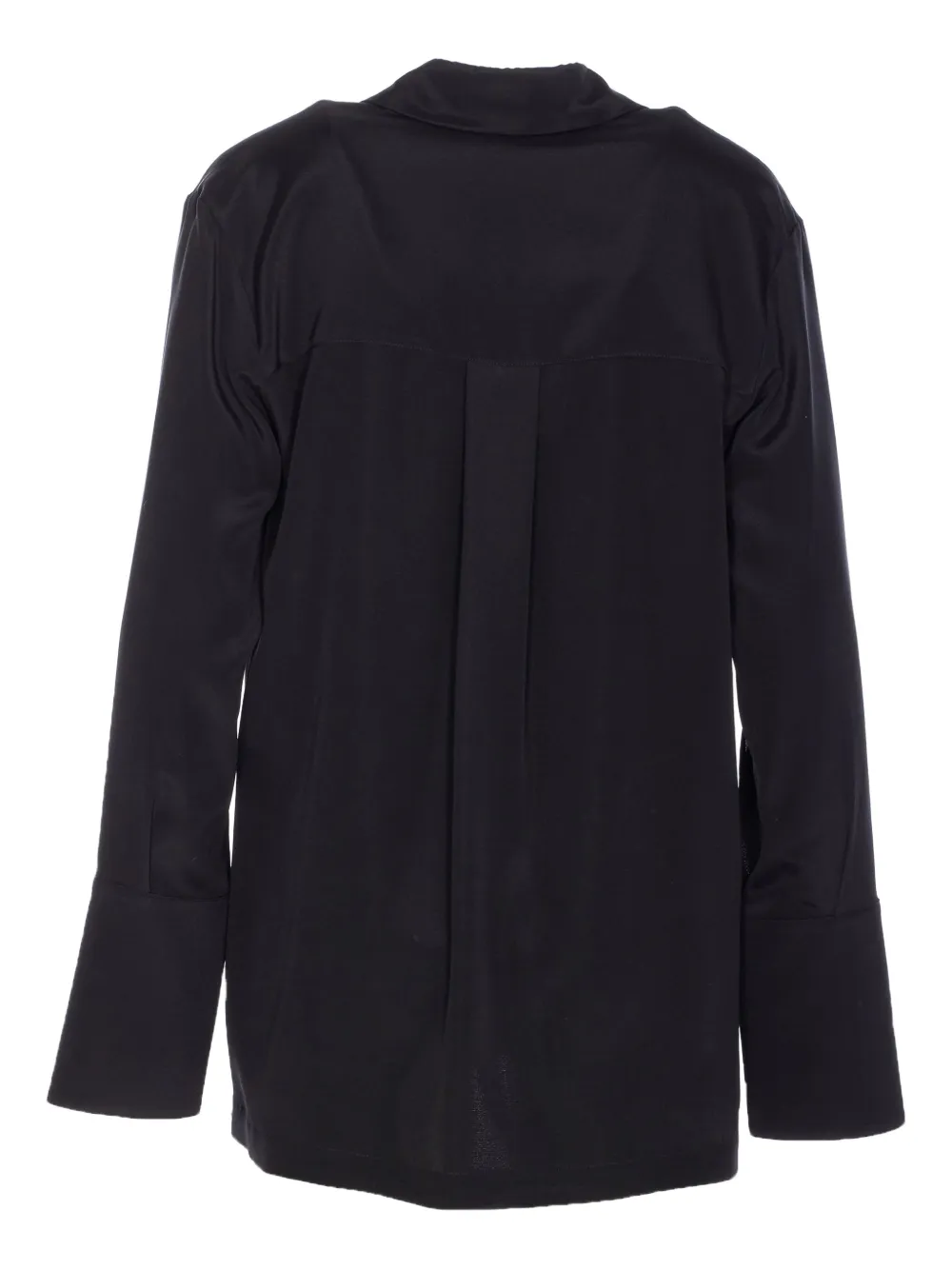 Топ туники с застегивающимися манжетами MAX MARA, черный — фото 2