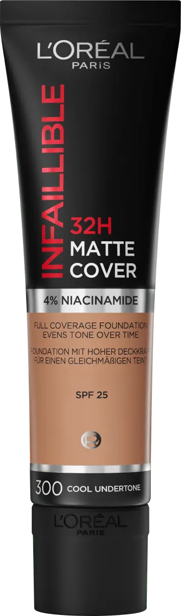 

Тональный крем Infaillible 32H Matte Cover 300 Ambre/Amber 30 мл L'Oreal