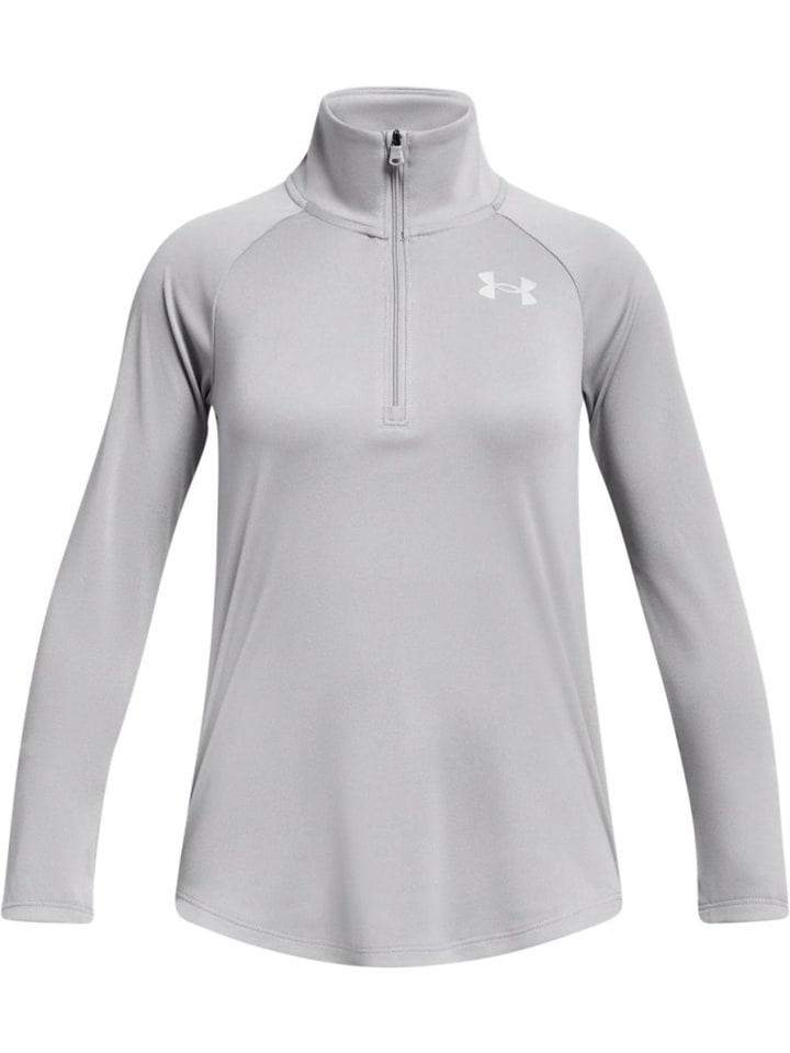 

Лонгслив UA Tech Graphic 1/2 Zip Under Armour, серый