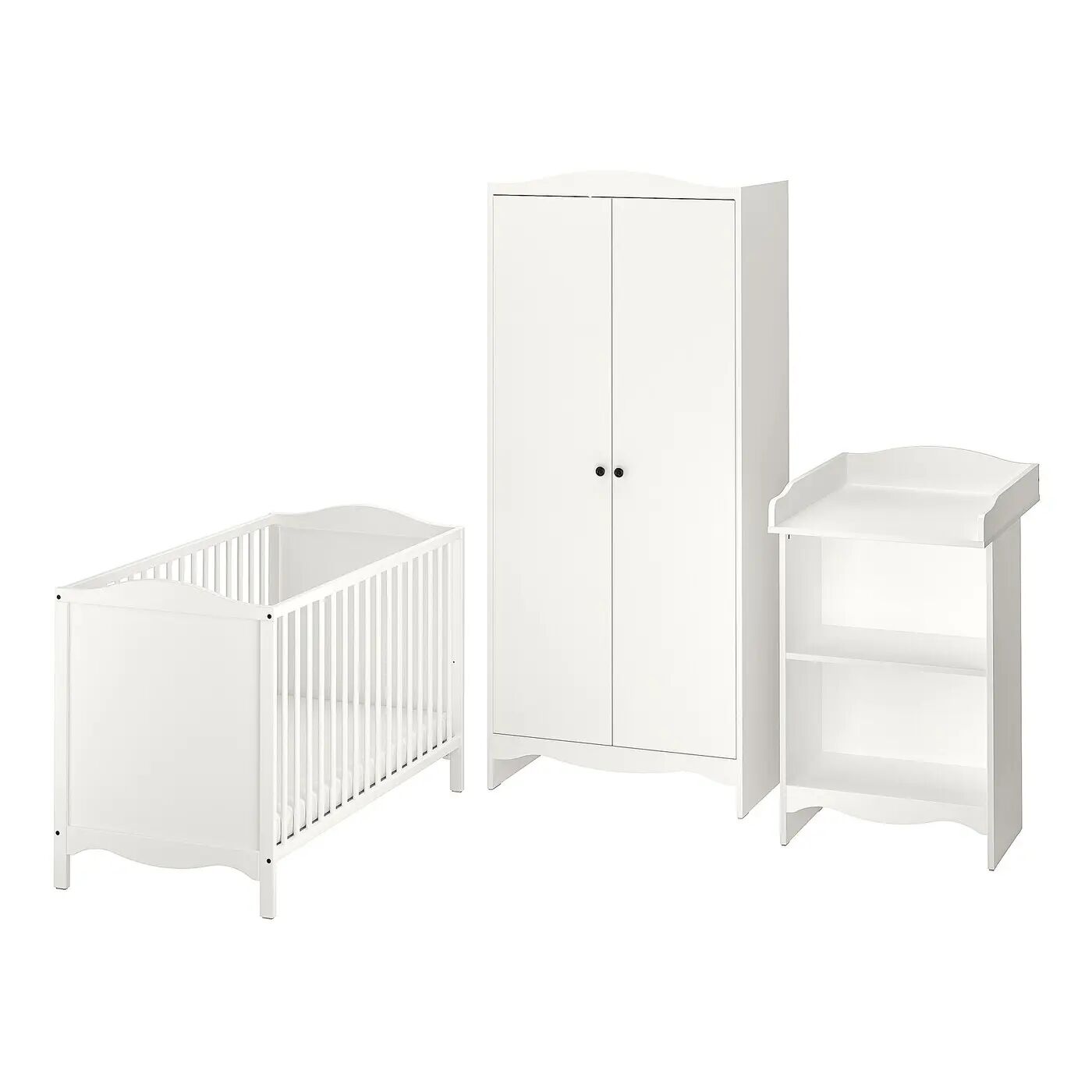 

Комплект детской мебели из 3 предметов SMÅGÖRA IKEA, 60x120 см, белый