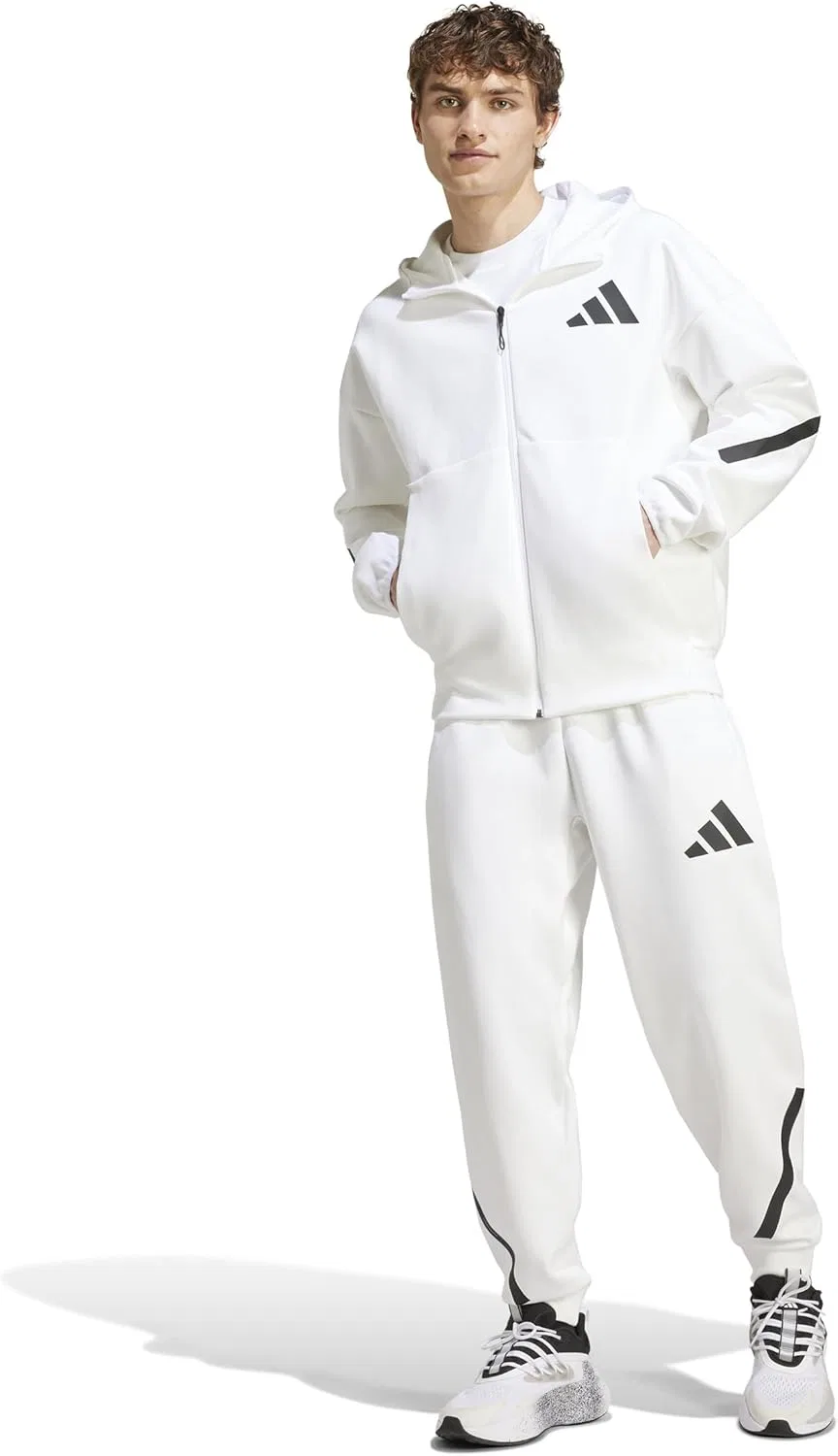 Толстовка Adidas Men's Z.N.E. с молнией, белый