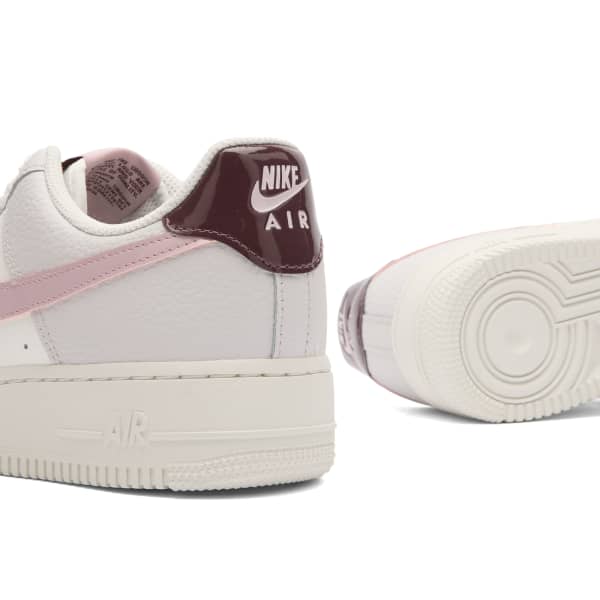 Кроссовки Air Force 1 '07 SE Emea Nike, белый/сливовый/бордовый — фото 4