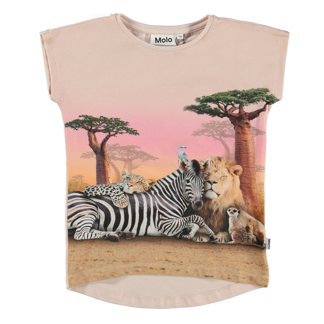 

Футболка «Дикая чудесная Рагнхильда» Molo, мультиколор