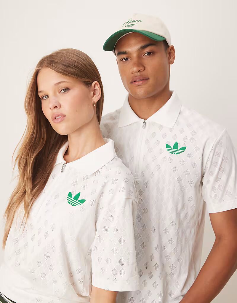 

Теннисное поло Grand Slam белого цвета Adidas Originals, Белый, Теннисное поло Grand Slam белого цвета Adidas Originals