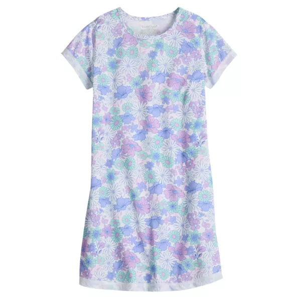 

Адаптивная ночная рубашка для девочек 4-12 лет Cuddl Duds, цвет floral