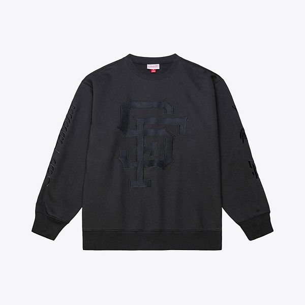 

Мужской черный свитшот San Francisco Giants Phantom Fleece Mitchell & Ness