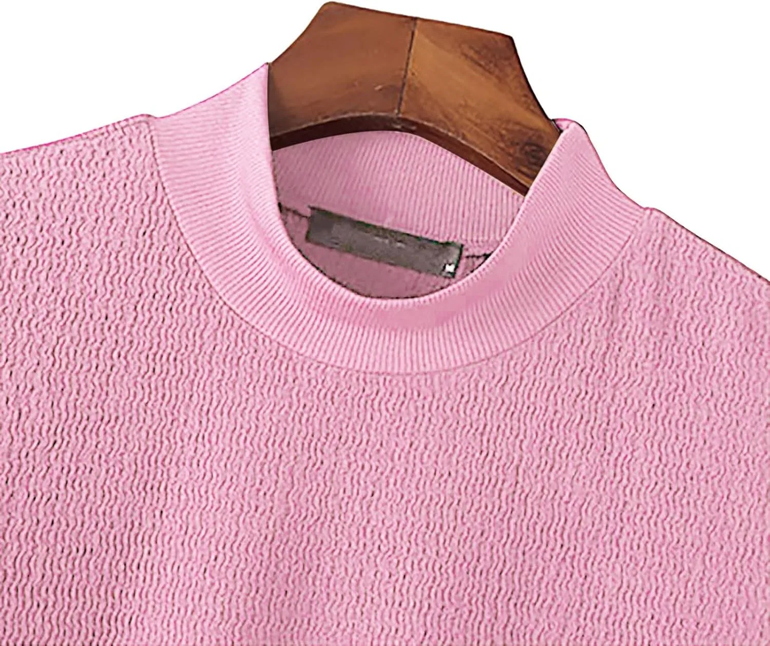 Футболка с горлом Muscle Fit, B-pink — фото 4
